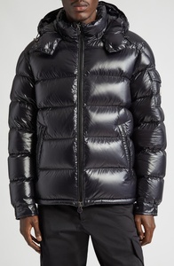 OEM Men’s Premium Puffer <b>Jacket</b> For Winter Custom Casual Outdoor Wear For Men's Windproof <b>Zipper</b> Closure Side <b>Pockets</b> Men's Coat - Product Image 3