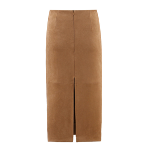 Jupe longue asymétrique pour femmes, taille haute, à volants, fluide, décontractée, mode estivale - Product Image 1