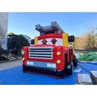 Château Gonflable Commercial Personnalisé en PVC pour Intérieur/Extérieur, Combinaison Automobile et Trampoline, Marque QY, Vente Chaude en Usine