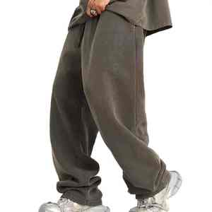 Pantalon de travail classique en toile pour homme, coupe droite, robuste, avec patch personnalisé, style jogger - Product Image 4
