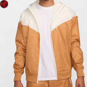 Chaqueta Cortavientos Ligera para Hombre, Transpirable e Impermeable con Capucha para Actividades al Aire Libre y Uso Casual - Product Image 1