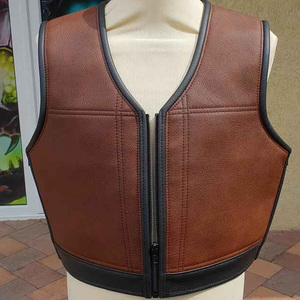 Ropa Deportiva de Verano para Hombre, Diseño Personalizado Premium, Mezclilla y Cuero, Transpirable, Impermeable, Cortavientos, de Secado Rápido, Tallas Grandes, Sin Mangas - Product Image 1