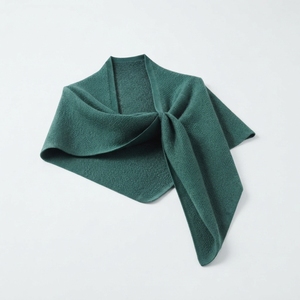 Chal de Punto Cálido para Invierno con Logotipo Personalizado, Venta al Por Mayor, Suave al Tacto, Poncho para Mujer, Bufanda, Fabricante Directo de Fábrica - Product Image 3