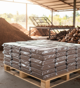 Brique de coco compressée 5 kg à faible teneur en EC, fibre de coco organique pour plantes de serre, exportation - Product Image 5