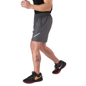 Men's Athletic Gym Shorts Oxford Fabric Spandex/Polyester Quick-Dry Elastic Waist Solid High-Performance Sportswear for Fitness - Product Image 2
