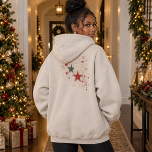 Sudadera con Capucha Navideña Personalizada para Mujer, MOQ Bajo, Regalo de Invierno, Suave, Cálida, para Fiestas, Ropa Informal, Estilo Urbano - Product Image 2