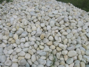 Piedras decorativas semiblancas, diseño moderno ecológico, piedras duraderas para exteriores, piedras filtrantes para villas - Product Image 5