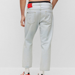 Vente en gros OEM – Nouveaux jeans décontractés pour hommes, coupe classique, respirants, légers, multi-poches, confortables, en polyester/coton - Product Image 5