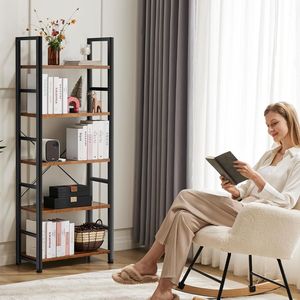 Étagère d'angle moderne à 5 niveaux pour garage, kit de rangement, CD et livres - Product Image 2