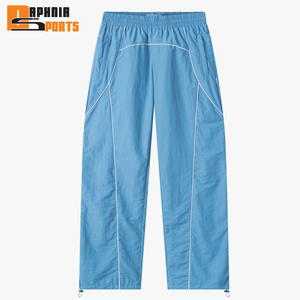 2026 Unisex Men's Custom Made Waterproof Windbreaker Set Hooded Elastic Waist Two-Piece Winter Streetwear Solid Printed - Product Image 5