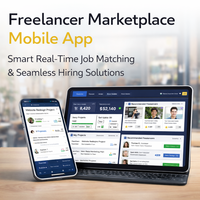 Développement d'applications mobiles pour le marché des freelancers intelligents avec un matching d'emploi en temps réel et des solutions d'embauche fluides