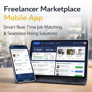 Smart Freelancer Marketplace Mobile App Development with Real-Time <strong>Job</strong> Matching and Seamless Hiring Solutions - Product Image 1