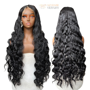 ผมหยักศกแบบไม่ผ่านกระบวนการผมคนแต่งหนังกำพร้าจากเวียดนามมีสีใสเป็นลอนคลื่นลึก - Product Image 5