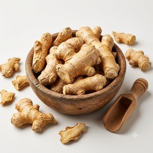 Zingiber officinale, racine de gingembre entière, rhizomes séchés pour les acheteurs en gros - Product Image 1