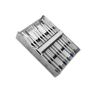 Kit d'élargissement osseux pour implants dentaires, outils chirurgicaux manuels réutilisables en acier inoxydable pour hôpitaux dentaires - Product Image 1