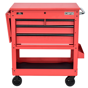 Heavy Duty Powder Coated Steel 4 <b>Drawer</b> Utility Cart Family keywords: for Garage Workshop Storage Use - Product Image 1
