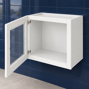 Venta al por Mayor de Gabinetes de Pared con Puerta de Vidrio de 21 x 18 Pulgadas, Estilo Shaker Blanco, RTA, Fabricante OEM de Vietnam - Product Image 5