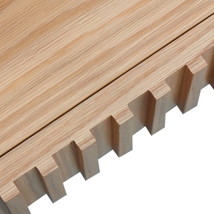 Mesa de Centro de Diseño Moderno Hecha de Madera de Teca Sólida de Alta Calidad con Acabado Natural, Apta para Uso en Interiores o Exteriores - Product Image 6