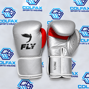 Gants de boxe Fly Prox 14 oz en cuir avec fermeture auto-agrippante pour adultes, équipement d'entraînement de haute qualité, designs de logo personnalisés, professionnels et légers - Product Image 4
