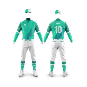 ชุดเบสบอลไล่เฉดสีแบบกำหนดเอง เสื้อเบสบอลไล่เฉดสีแบบกำหนดเอง ชุดเบสบอลสีบล็อกแบบกำหนดเอง ขายส่งในสหรัฐอเมริกา - Product Image 3