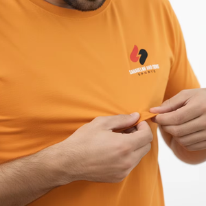 T-shirt pour homme de qualité supérieure, 100% coton, uni, manches courtes, col rond, doux, respirant, décontracté, à porter tous les jours, coupe confortable, logo personnalisé - Product Image 3