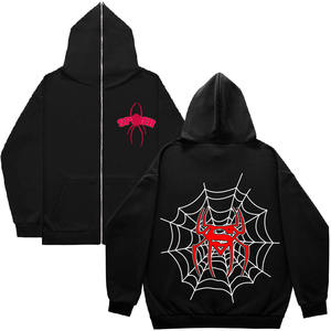 Sweat à capuche gothique Lost Soul pour homme, 100 % coton, coupe classique, hiver, imprimé avant en strass, noir, éco-responsable - Product Image 4