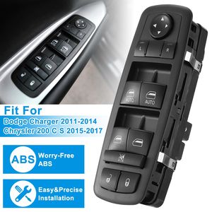 Interruttore Principale Elettrico per Finestrini Compatibile con Dodge Charger 2011-2017 e Chrysler, Lato Anteriore Sinistro del Conducente 68231805AA - Product Image 1