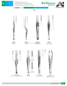 เครื่องมือจับยึดสแตนเลส A-1 VERITAS สำหรับการผ่าตัดทั่วไป แบบใช้ซ้ำได้ - Product Image 4