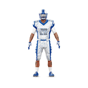 Ensemble uniforme de football américain pour hommes - Entraînement et match - 100% polyester - Impression par sublimation - Nom d'équipe personnalisé - Product Image 5