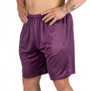 Shorts amples en coton tricoté 100 % pour hommes, taille élastique, respirants, pour l'extérieur, grandes tailles, vente en gros, collection 2026 - Product Image 2