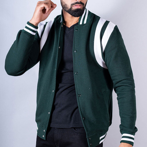 Lettermen <b>Jacket</b> Modern Design Stand Collar <b>Men</b> Vintage Style <b>Waterproof</b> Windproof Reversible Breathable Eco-Friendly <b>Winter</b> - Product Image 1
