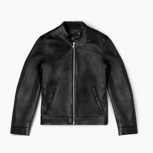 2026 <b>High</b> Quality Best Selling Men's Slim Winter Jacket Customized Design <b>Leather</b> <b>Top</b> with Unique Features - Product Image 1