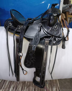 Qualité supérieure Design meilleure vente à la main en cuir véritable Western Barrel selle de cheval de course au prix de gros en vrac - Product Image 6