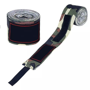 Bandage de main élastique personnalisé, respirant et écologique avec protection de la paume et logo en caoutchouc pour la boxe, les arts martiaux et l'entraînement de musculation - Product Image 4