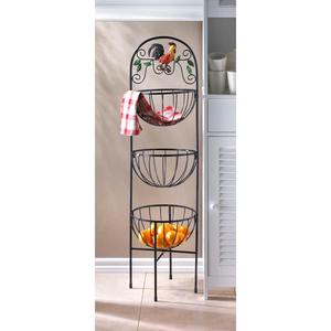 Modern <b>Stackable</b> Eco-friendly Vintage Iron Storage <b>Basket</b> Heavy Duty Multi-Purpose Home Closet Organizer - Product Image 4