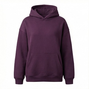 Oversized Blank Womens Hoodies Pullover Style <b>Drop</b> Shoulder Personalized Printing Activewear Casual Fashion Apparel - Product Image 1