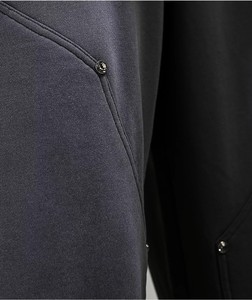 Pantalon Harem Noir Homme Taille Élastique Cordon de Serrage Multiples Poches Style Urbain Tissé Mi-Épais Respirant Coupe Ample Décontractée Hiver - Product Image 5