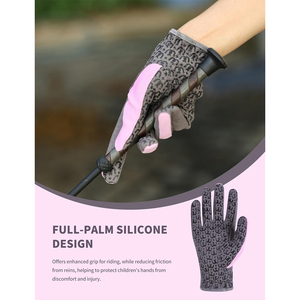 Top Trending Leather Full Finger Customize Horse Riding <b>Gloves</b> Winter Windproof UV Protection <b>Waterproof</b> Equestrian <b>Gloves</b> - Product Image 3