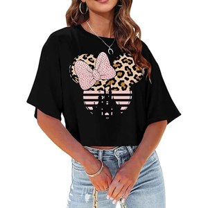 Chemise courte coupe ample pour femme, chemisier décontracté moderne - Product Image 1
