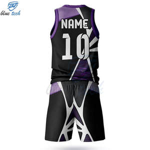 Ensemble d'uniformes de basketball personnalisés haut de gamme pour hommes – Maillot et short de sport imprimés, respirants, à séchage rapide et confortables - Product Image 4