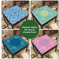 Tapis de Mahjong Funky Trade antidérapant avec dos en caoutchouc de 2-3 mm, bordure renforcée, résistant à l'usure, universel pour jeux de société et cartes à jouer