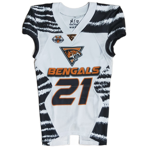 Camiseta de Fútbol Americano Personalizada con Impresión por Transferencia de Calor, Transpirable, de Secado Rápido, Manga Corta, Cuello Redondo, Logotipo Frontal, 100% JAGO - Product Image 4