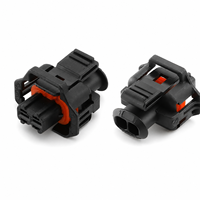 Steckdose 2-polig Weiblich Auto-Steckverbinder Nylon Kupferkontakt IP67-zertifiziert Adapter OEM Kabelverbinder Jinhang026A