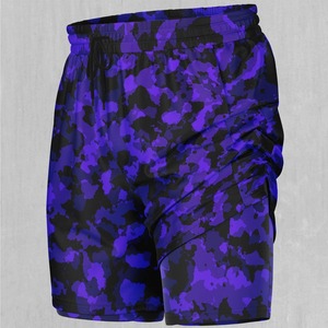 Shorts de basketball pour hommes, style vintage, taille mi-haute élastique, séchage rapide, entraînement, gym, fitness, sport, poches, 100g - Product Image 5