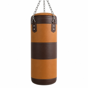 Saco de Boxeo de Cuero de la Mejor Calidad, 6 Pies, Sin Relleno, Autoportante, 20 kg, Rotación de 360 Grados, Entrenamiento Profesional de MMA - Product Image 2