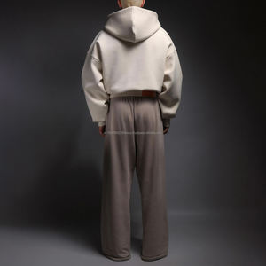 Sweats à capuche personnalisés de haute qualité Fabricants de sweatshirts Streetwear Sweat à capuche unisexe surdimensionné avec impression bouffante - Product Image 3