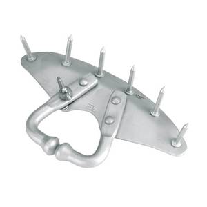 Détartreur de veaux réglable et réutilisable en métal galvanisé avec plaque de protection et pointes - Outil professionnel anti-sucette pour le sevrage du bétail - Product Image 6