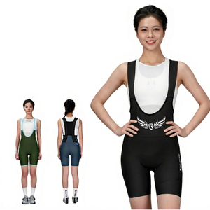 Cuissard de cyclisme pour femme, ajusté, séchage rapide, en Spandex et Polyester, respirant, avec logo imprimé, taille adulte - Product Image 3