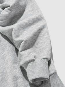เสื้อสเวตเชิ้ตคอเต่าโอเวอร์ไซส์แบบซิป ¼  สำหรับผู้ชาย คุณภาพสูง รับสกรีนโลโก้ เสื้อสเวตเชิ้ตแบบยูนิเซ็กซ์ - Product Image 3