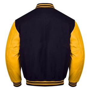Chaqueta Varsity de Invierno para Hombre, Impermeable y Resistente al Viento, de Alta Calidad, con Piel de Oveja, Bordado Personalizado, Chaqueta de Béisbol al por Mayor - Product Image 3